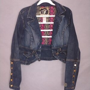 Stylish Dark Blue Jean Jacket